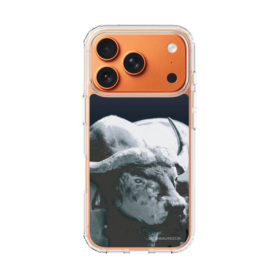 Slim Protection Case［ The Izu Animal Kingdom - Buffalo Monochrome ］