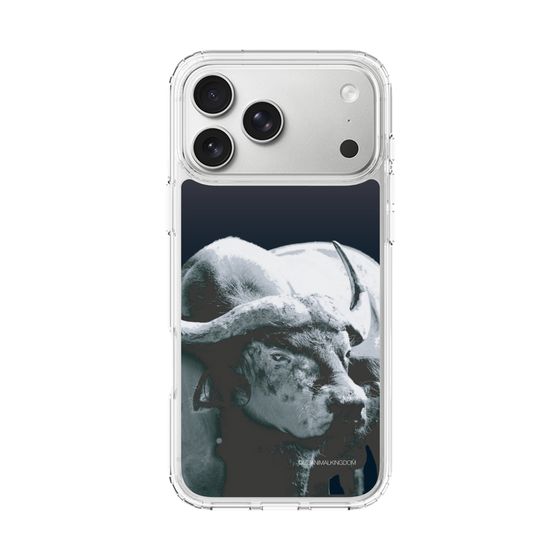 Slim Protection Case［ The Izu Animal Kingdom - Buffalo Monochrome ］
