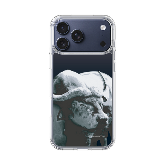Slim Protection Case［ The Izu Animal Kingdom - Buffalo Monochrome ］