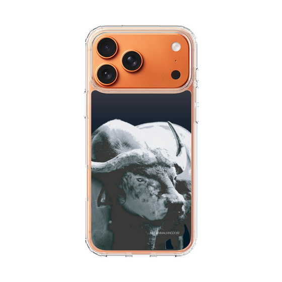 Slim Protection Case［ The Izu Animal Kingdom - Buffalo Monochrome ］