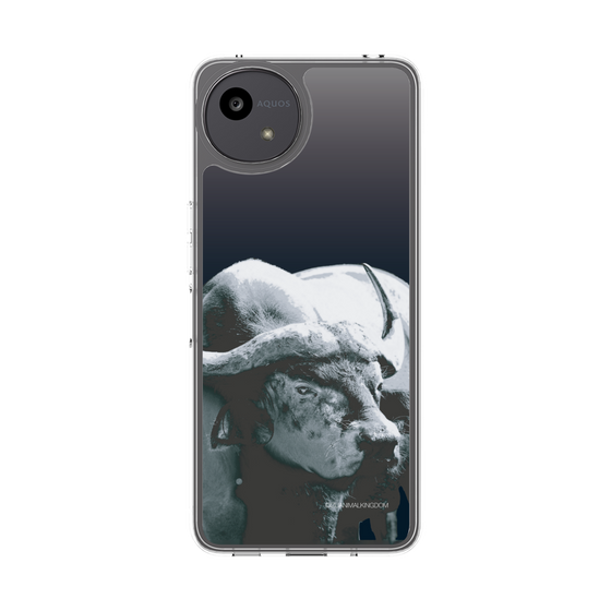 Slim Protection Case［ The Izu Animal Kingdom - Buffalo Monochrome ］