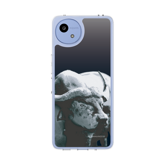 Slim Protection Case［ The Izu Animal Kingdom - Buffalo Monochrome ］
