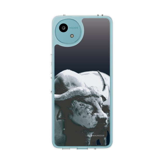Slim Protection Case［ The Izu Animal Kingdom - Buffalo Monochrome ］