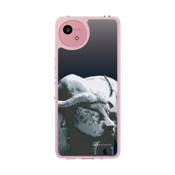 Slim Protection Case［ The Izu Animal Kingdom - Buffalo Monochrome ］