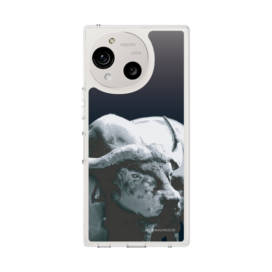 Slim Protection Case［ The Izu Animal Kingdom - Buffalo Monochrome ］