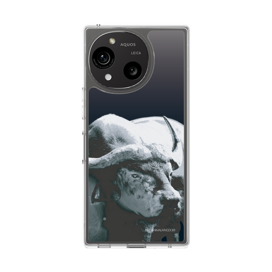 Slim Protection Case［ The Izu Animal Kingdom - Buffalo Monochrome ］