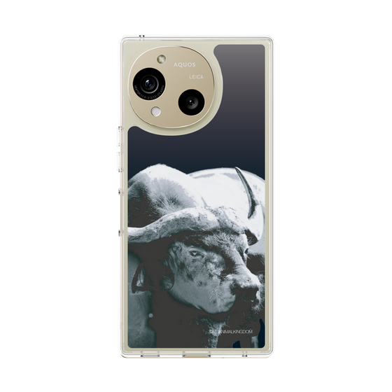 Slim Protection Case［ The Izu Animal Kingdom - Buffalo Monochrome ］