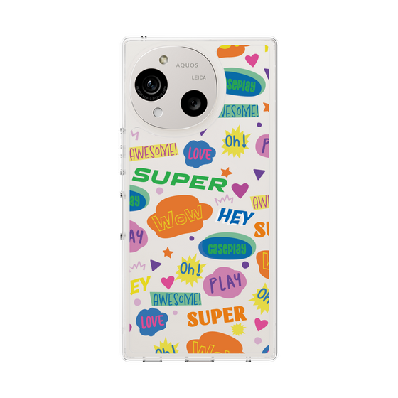 Slim Protection Case［ Original - Colorful Moji ］