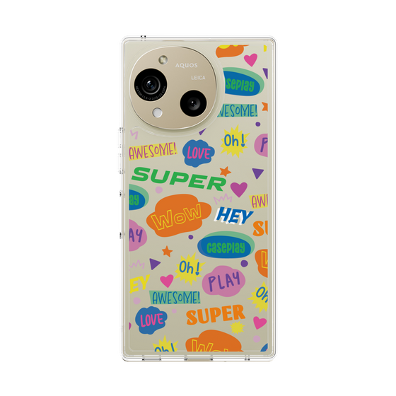 Slim Protection Case［ Original - Colorful Moji ］