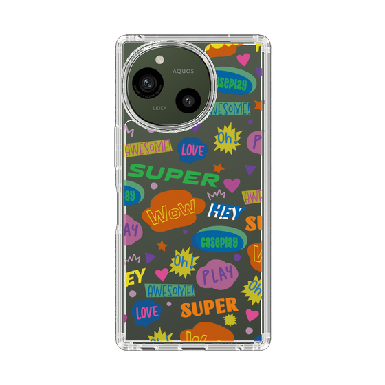 Slim Protection Case［ Original - Colorful Moji ］