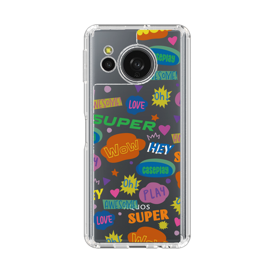 Slim Protection Case［ Original - Colorful Moji ］