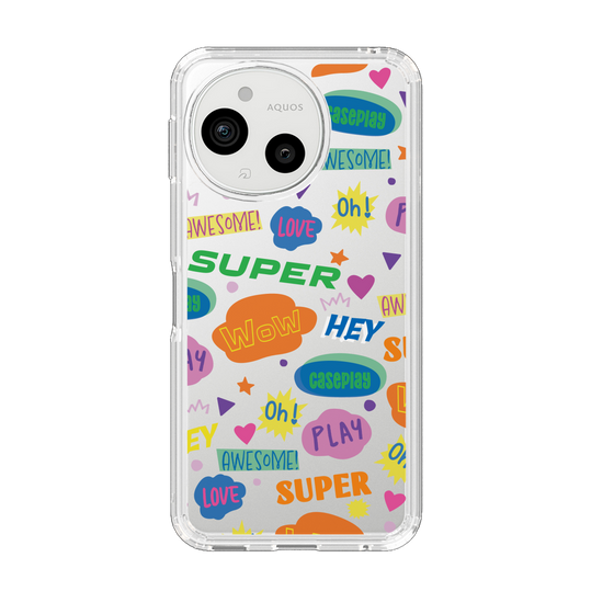 Slim Protection Case［ Original - Colorful Moji ］