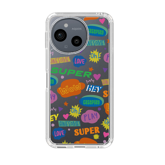 Slim Protection Case［ Original - Colorful Moji ］