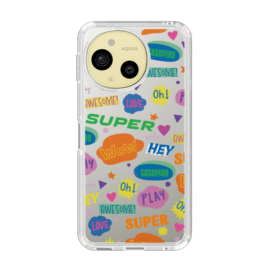 Slim Protection Case［ Original - Colorful Moji ］