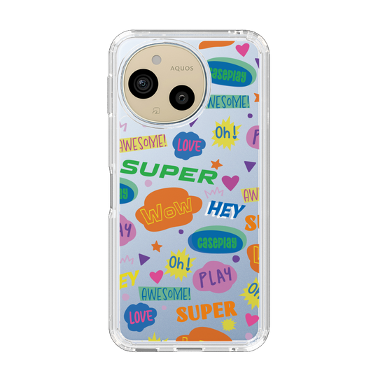 Slim Protection Case［ Original - Colorful Moji ］