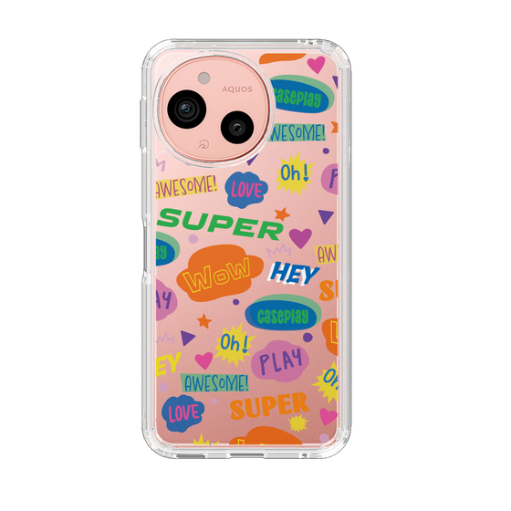 Slim Protection Case［ Original - Colorful Moji ］