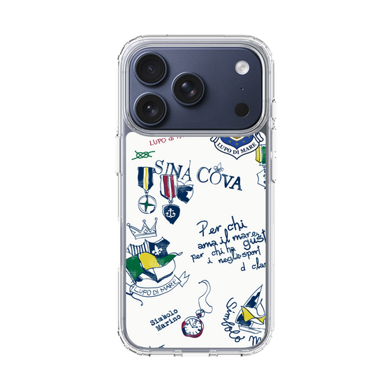Slim Protection Case［ SINA COVA - All-Over Marine Motif ］