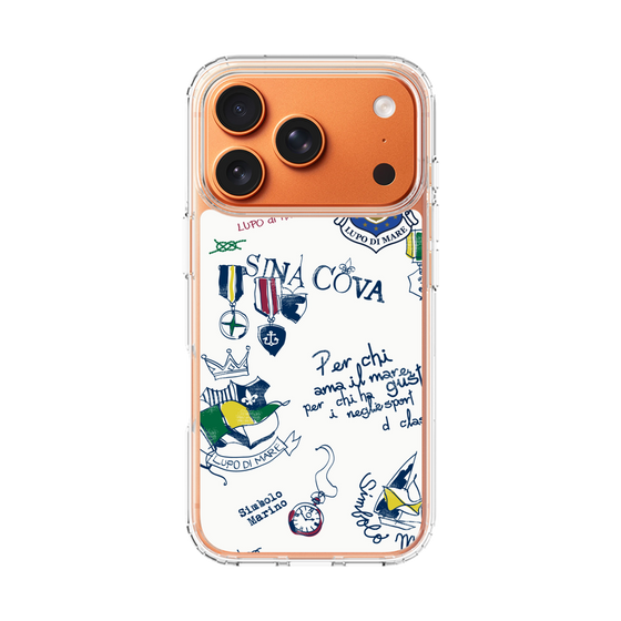 Slim Protection Case［ SINA COVA - All-Over Marine Motif ］