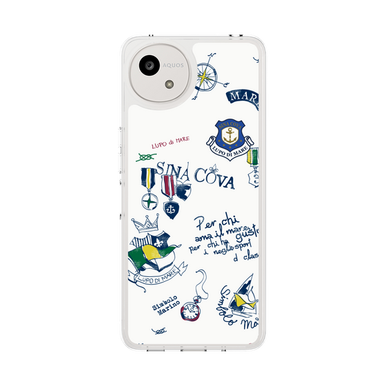 Slim Protection Case［ SINA COVA - All-Over Marine Motif ］