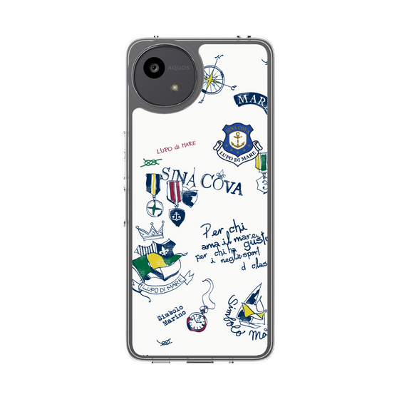 Slim Protection Case［ SINA COVA - All-Over Marine Motif ］
