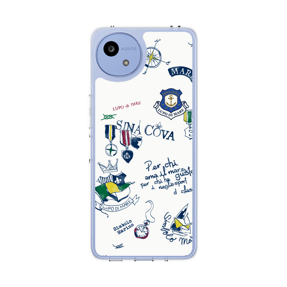 Slim Protection Case［ SINA COVA - All-Over Marine Motif ］