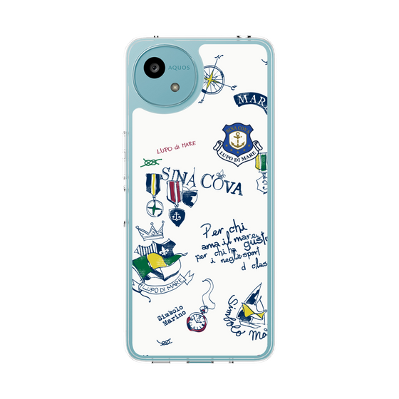 Slim Protection Case［ SINA COVA - All-Over Marine Motif ］