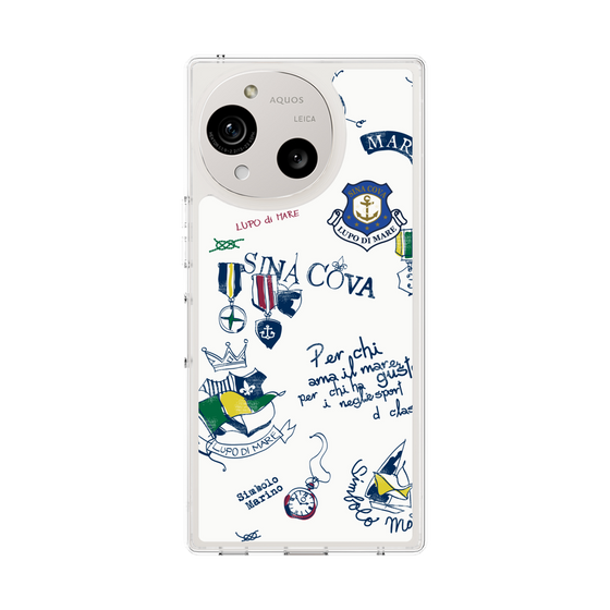 Slim Protection Case［ SINA COVA - All-Over Marine Motif ］