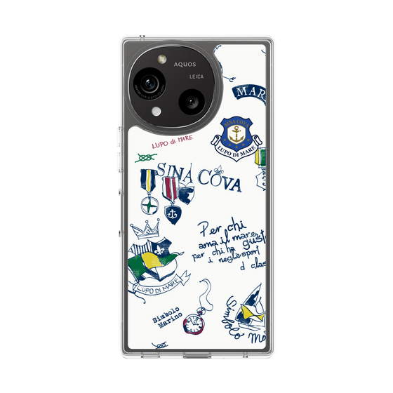 Slim Protection Case［ SINA COVA - All-Over Marine Motif ］