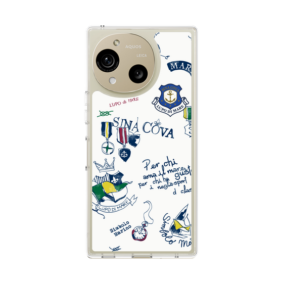 Slim Protection Case［ SINA COVA - All-Over Marine Motif ］