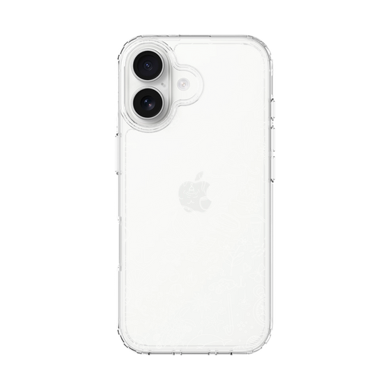 Slim Protection Case［ SINA COVA - Marine Line Art - White ］