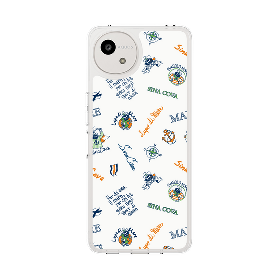 Slim Protection Case［ SINA COVA - All-Over Captain Pattern ］