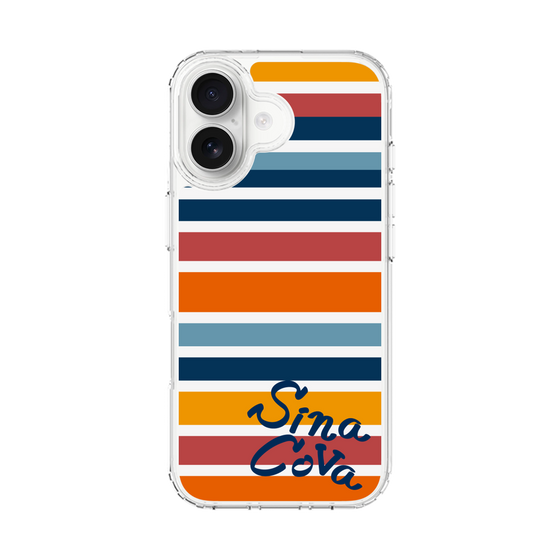 Slim Protection Case［ SINA COVA - Border Stripes - Multicolor ］
