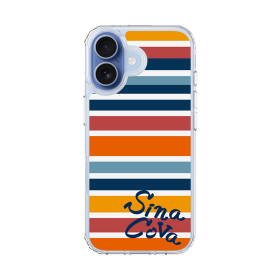 Slim Protection Case［ SINA COVA - Border Stripes - Multicolor ］