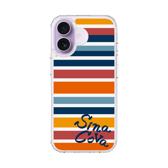 Slim Protection Case［ SINA COVA - Border Stripes - Multicolor ］