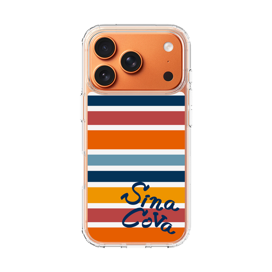 Slim Protection Case［ SINA COVA - Border Stripes - Multicolor ］