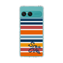 Slim Protection Case［ SINA COVA - Border Stripes - Multicolor ］