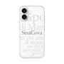Slim Protection Case［ SINA COVA - Typography ］
