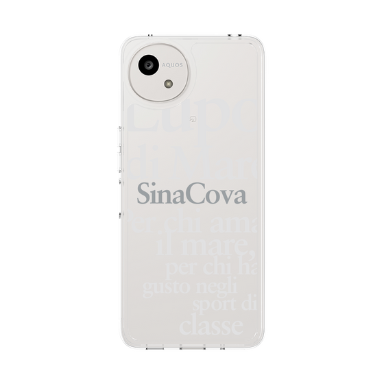 Slim Protection Case［ SINA COVA - Typography ］