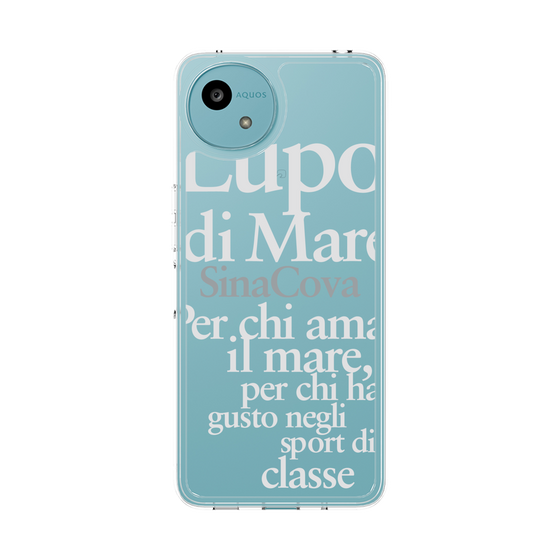 Slim Protection Case［ SINA COVA - Typography ］