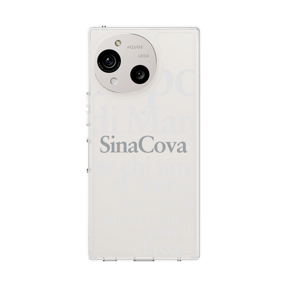 Slim Protection Case［ SINA COVA - Typography ］