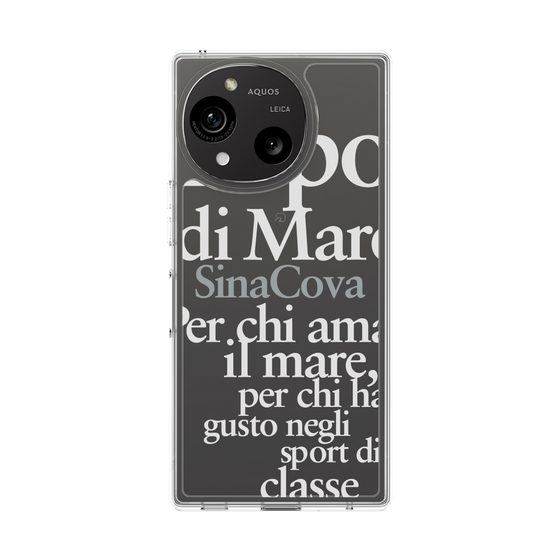 Slim Protection Case［ SINA COVA - Typography ］