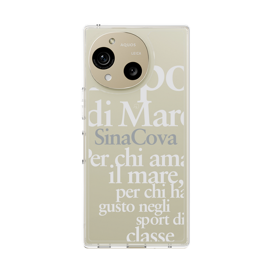Slim Protection Case［ SINA COVA - Typography ］