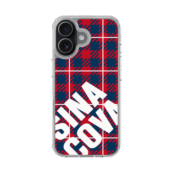 Slim Protection Case［ SINA COVA - Check - Red ］