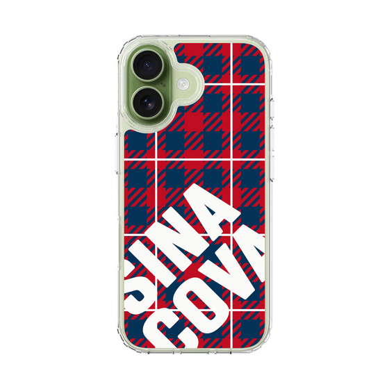 Slim Protection Case［ SINA COVA - Check - Red ］
