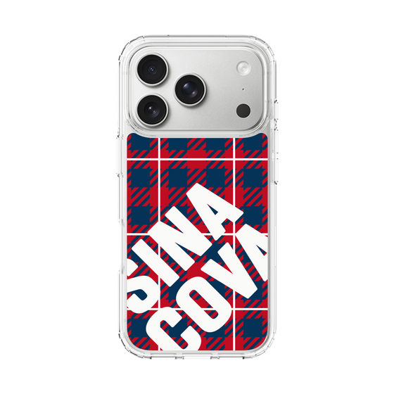 Slim Protection Case［ SINA COVA - Check - Red ］