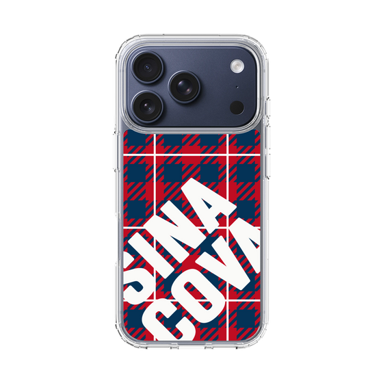 Slim Protection Case［ SINA COVA - Check - Red ］