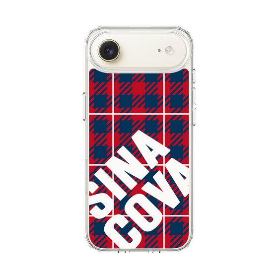 Slim Protection Case［ SINA COVA - Check - Red ］