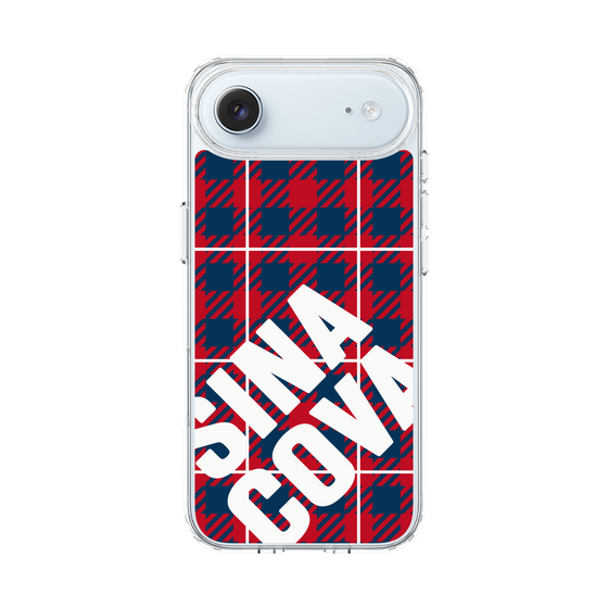 Slim Protection Case［ SINA COVA - Check - Red ］