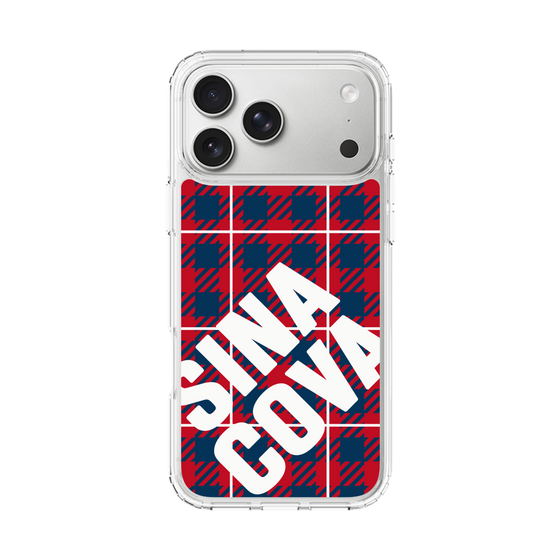 Slim Protection Case［ SINA COVA - Check - Red ］