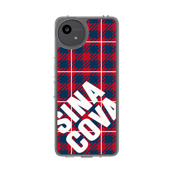 Slim Protection Case［ SINA COVA - Check - Red ］
